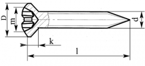 винт 240618 п29 (4х12 саморез полупотай) в интернет-магазине НМК