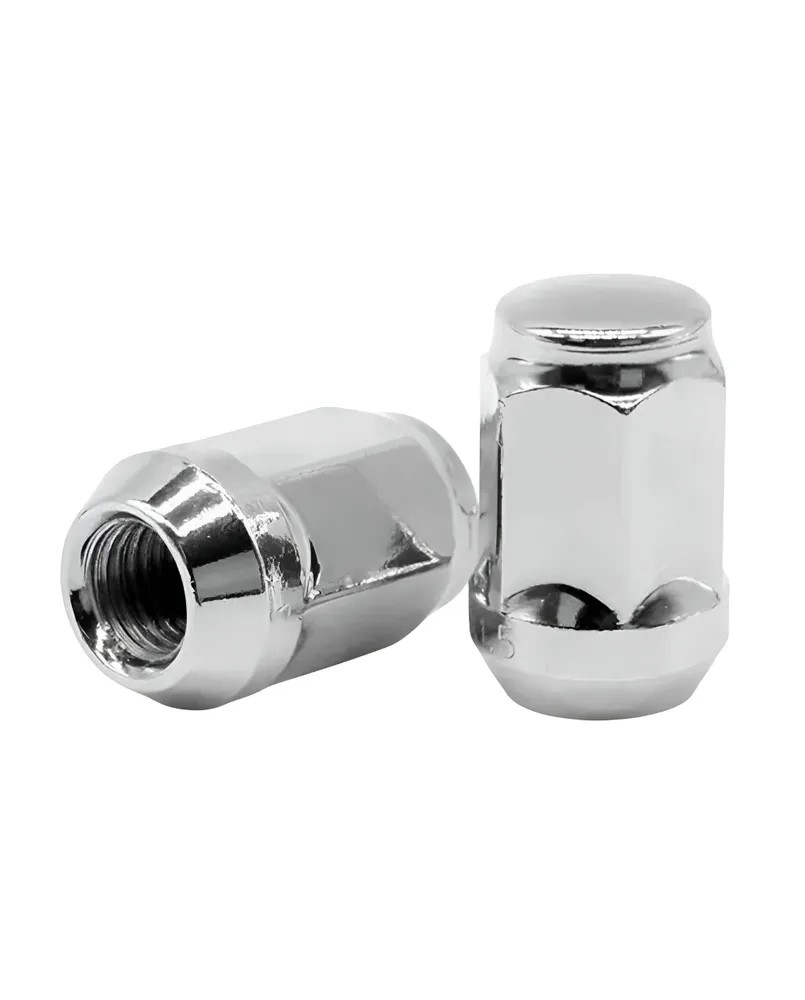 Гайка колесная М14*1,5 - 20 шт. (35 высота, ключ 19, конус, закрытая, хром.)