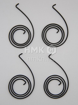 Комплект пружин для дверной ручки 30х18х1 загиб 6мм (вынос загиба 26мм) - 4 шт.
